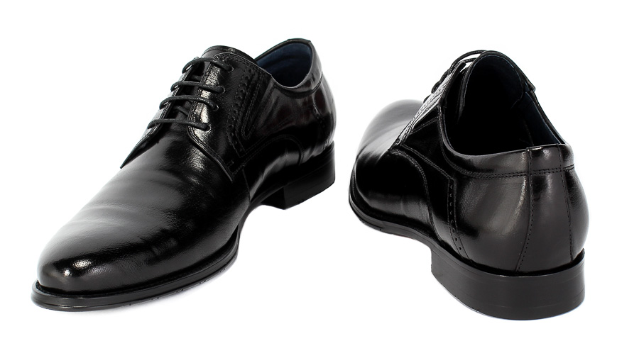 Półbuty Brooman B-802-179 Black Czarny Skóra