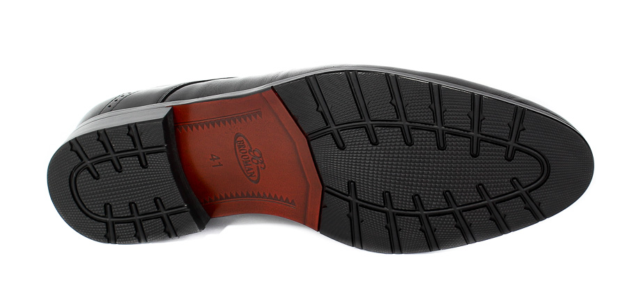 Półbuty Brooman B-802-179 Black Czarny Skóra