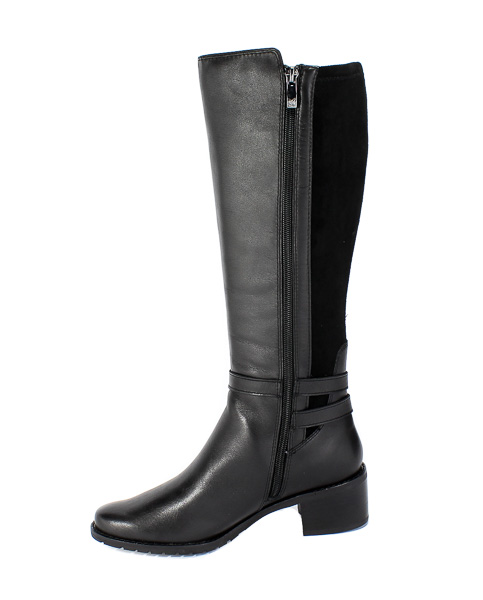Kozaki Caprice 9-25517-25 019 Black Comb Czarny Skóra