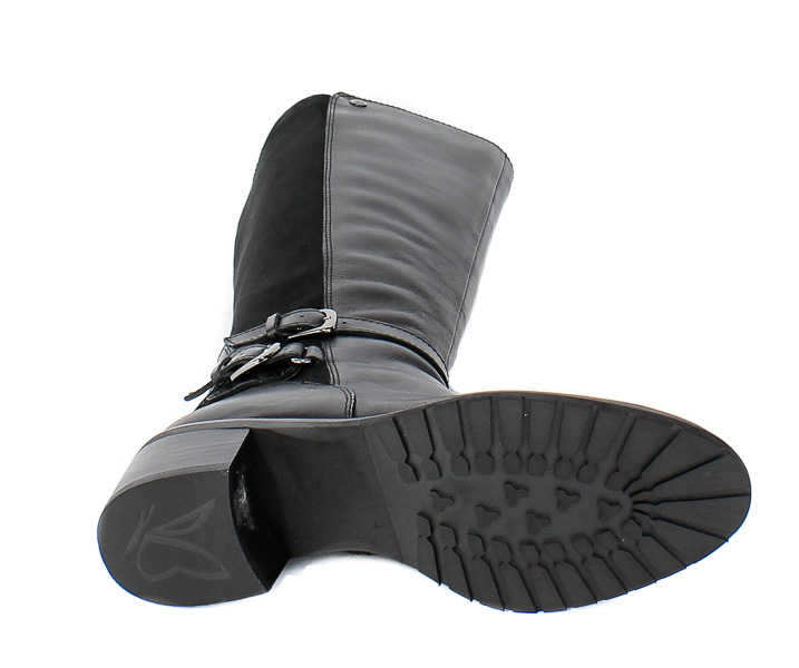 Kozaki Caprice 9-25517-25 019 Black Comb Czarny Skóra