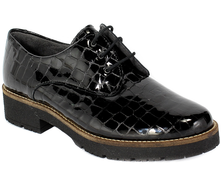 Półbuty Pitillos 6421 Negro Czarny Skóra