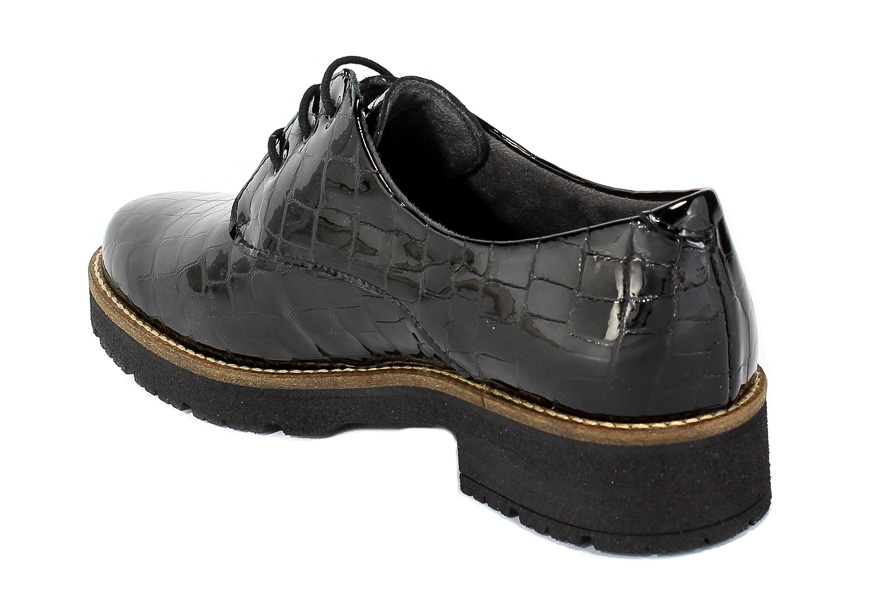 Półbuty Pitillos 6421 Negro Czarny Skóra