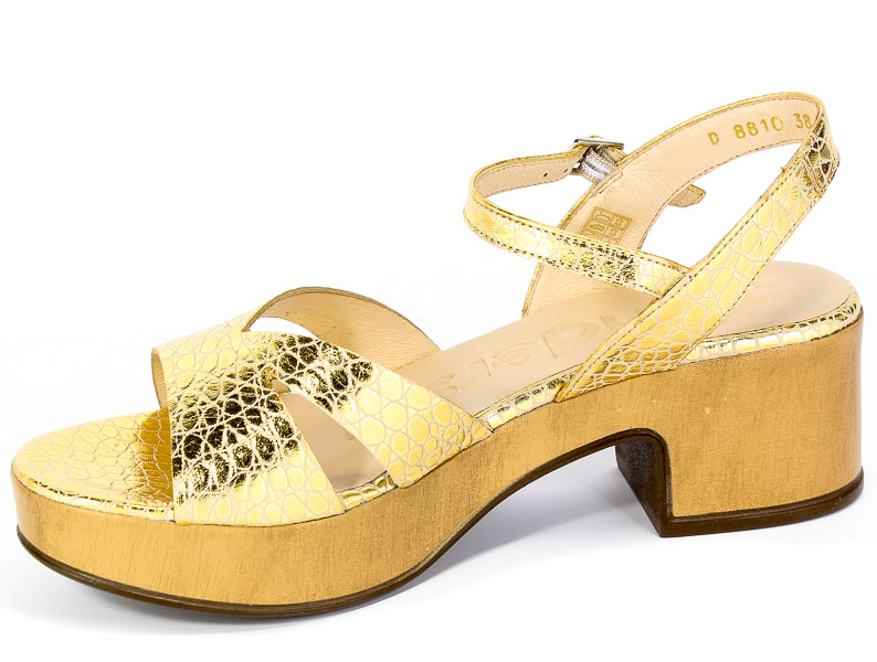 Sandały Wonders D-8810 Astro Golden