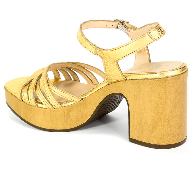 Sandały Wonders L-1004 Wash golden