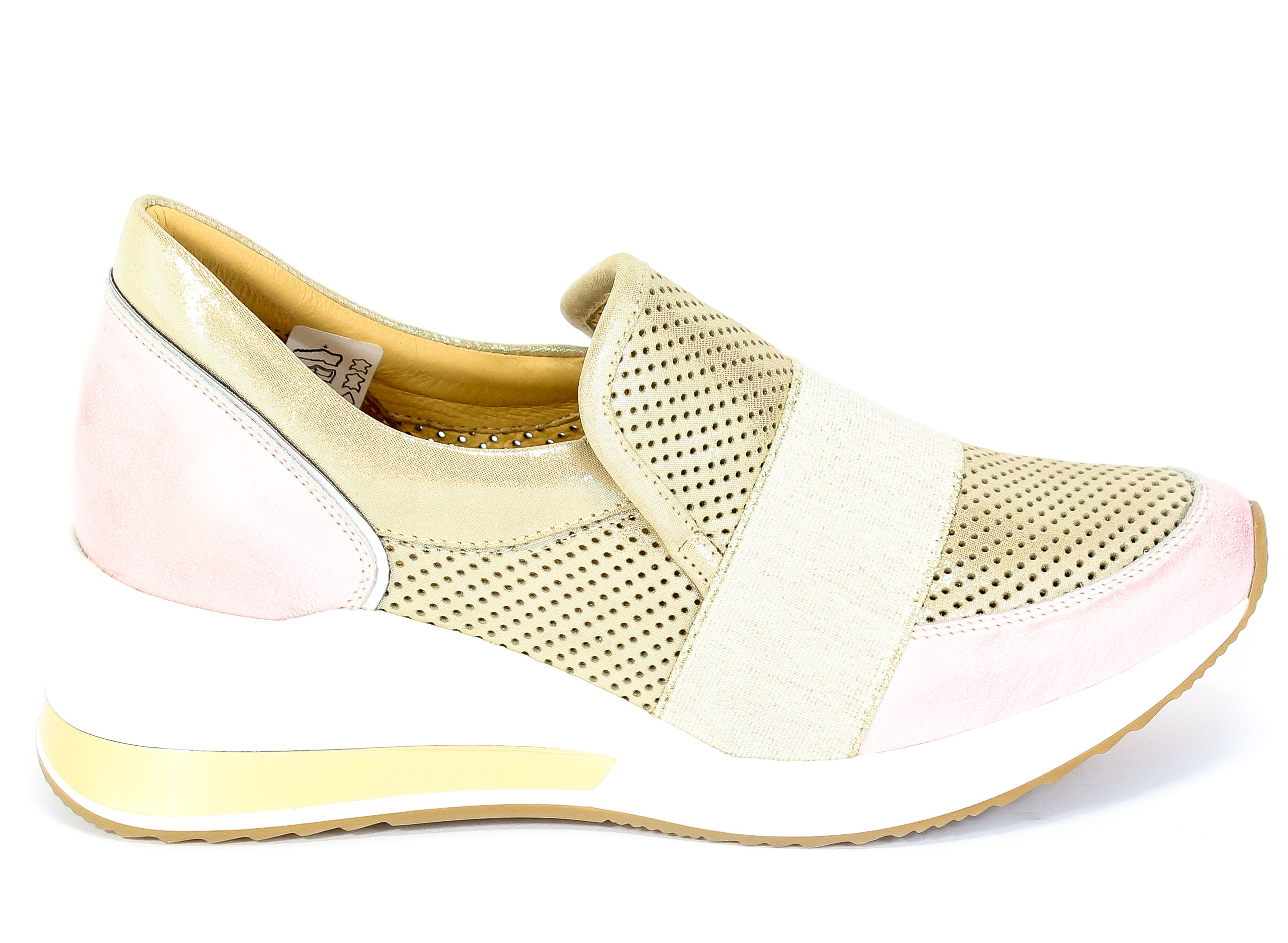 Sneakersy Legwan  7540-399-1151 Róż