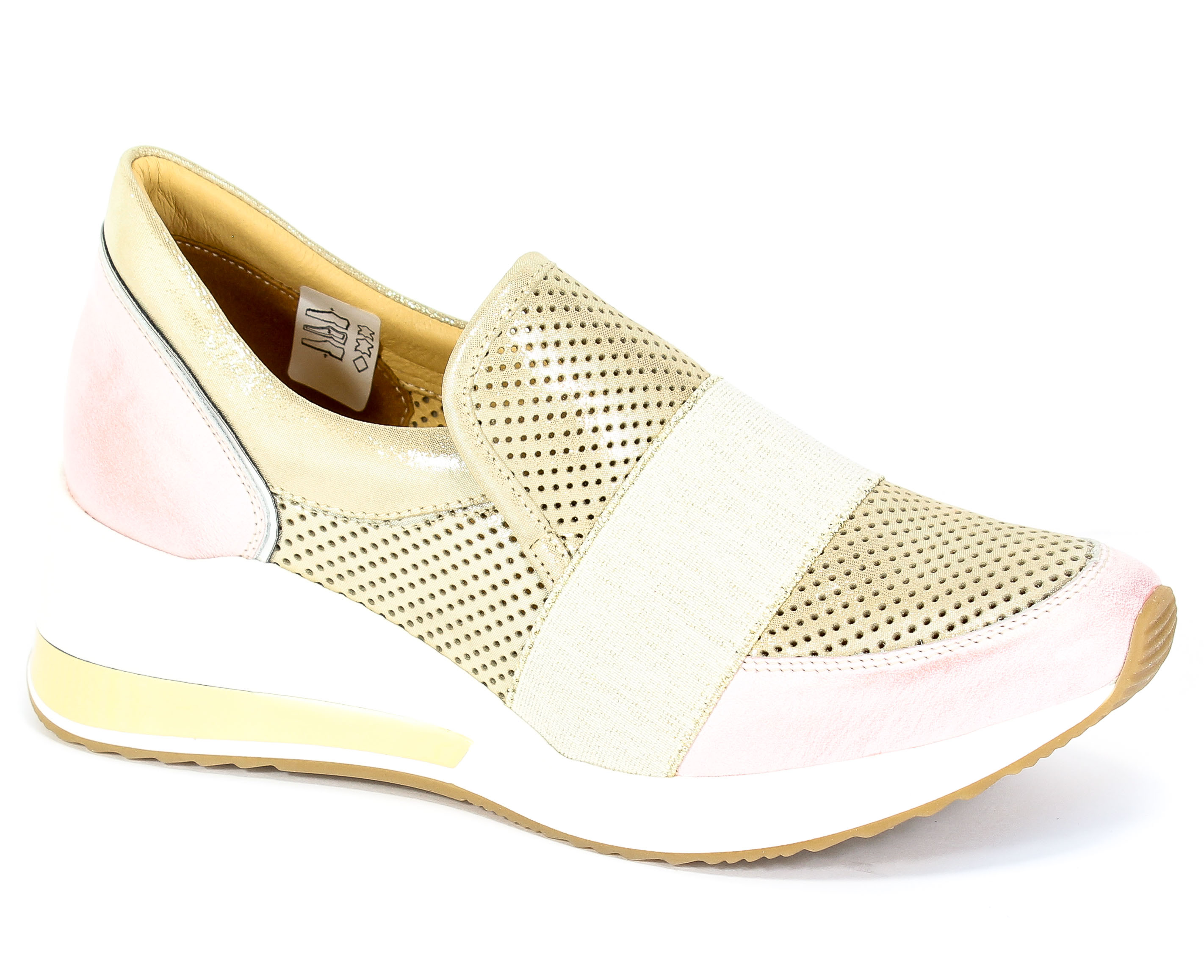 Sneakersy Legwan  7540-399-1151 Róż