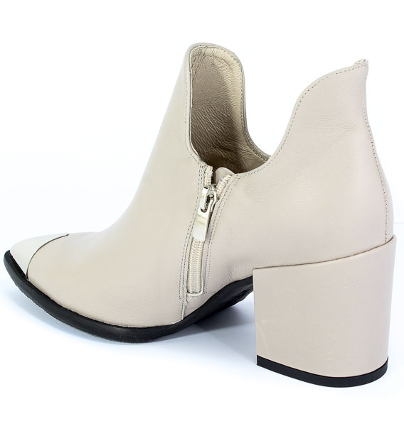 Botki Karino 3536-001 Silver Beż