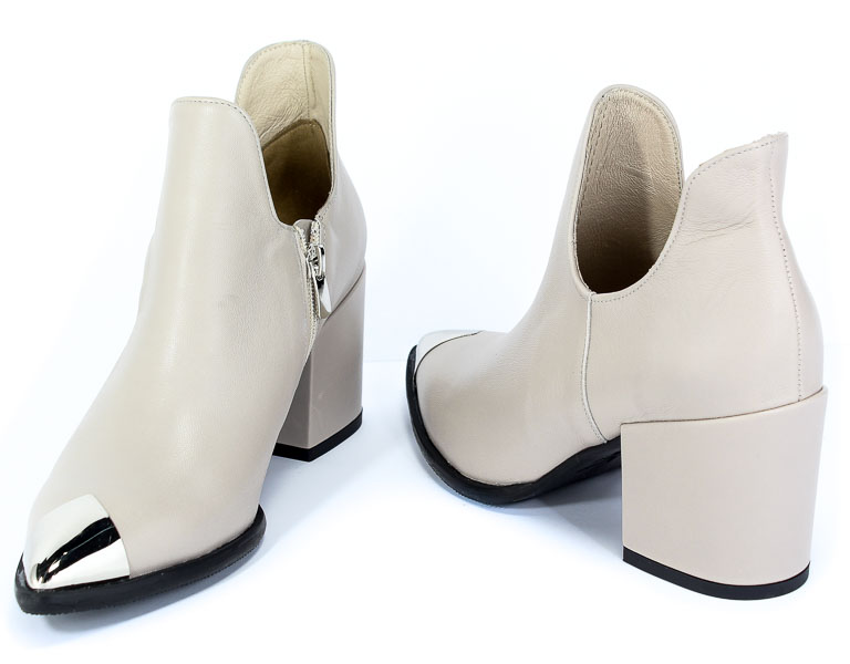 Botki Karino 3536-001 Silver Beż