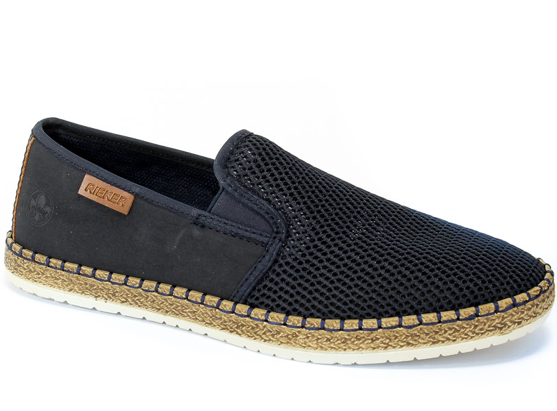 Półbuty Rieker B5265-14 Blue