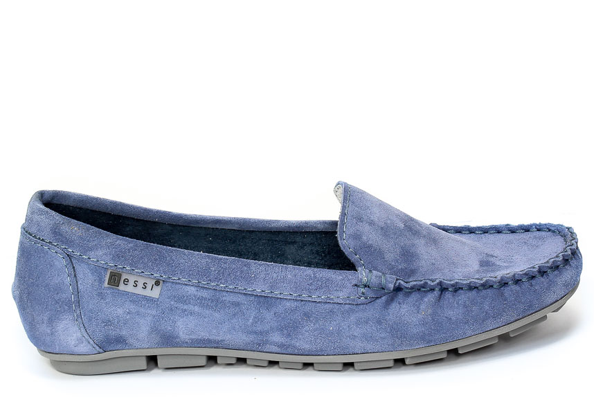 Mokasyny Nessi 21130 Niebieski 194 