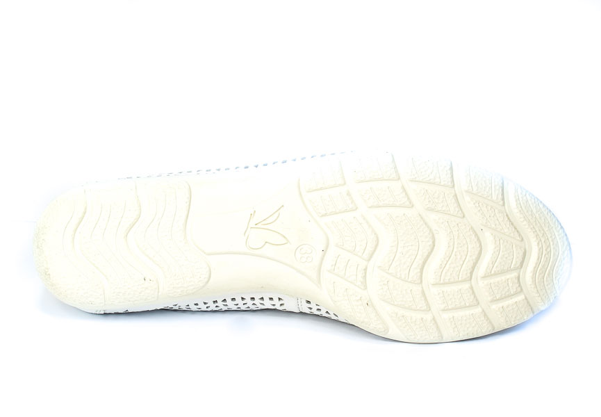 Baleriny Caprice 9-22151-26 102 White nappa