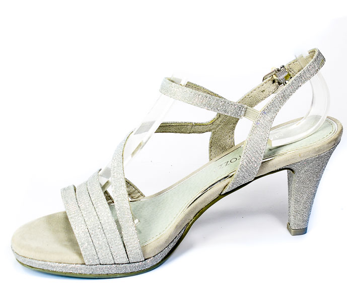 Sandały Marco Tozzi  2-28310-26 237 LT.Grey metal