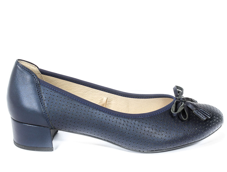 Czółenka Caprice 9-22303-24 807 Navy Perlato