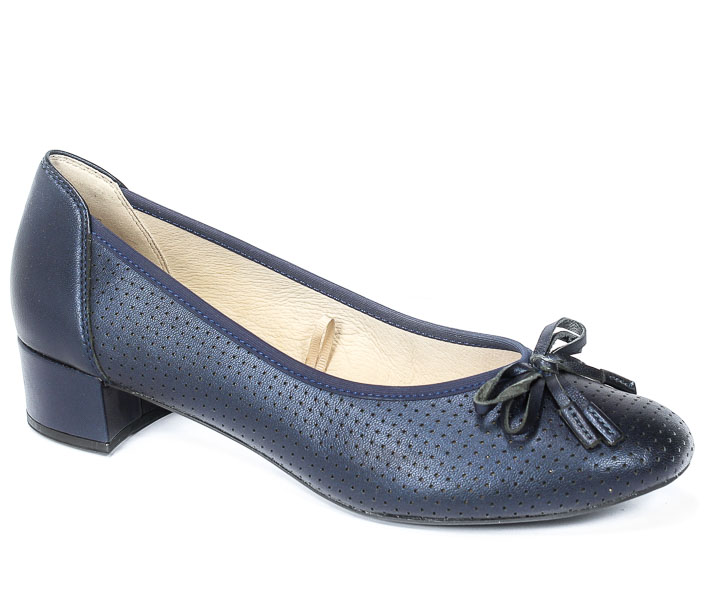 Czółenka Caprice 9-22303-24 807 Navy Perlato