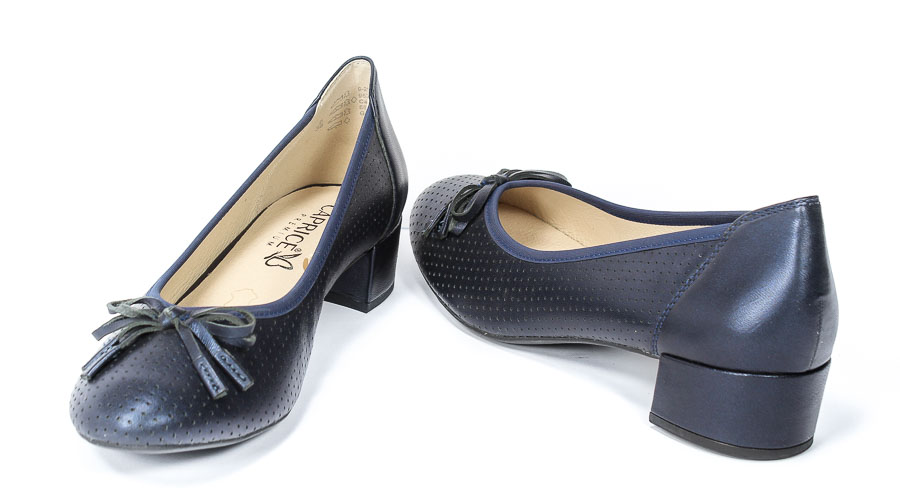 Czółenka Caprice 9-22303-24 807 Navy Perlato