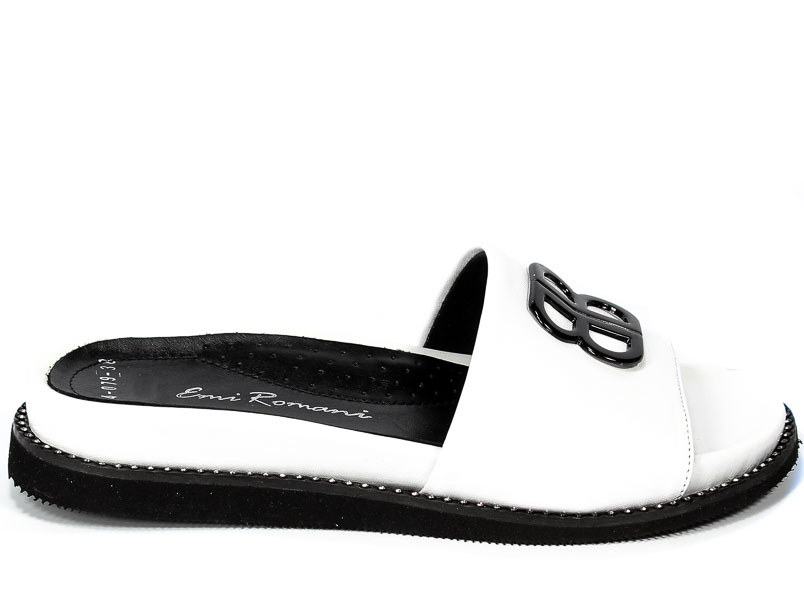 Klapki Emi Romani 204-079 White