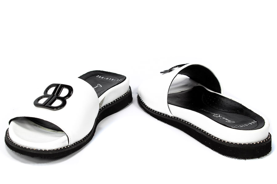 Klapki Emi Romani 204-079 White