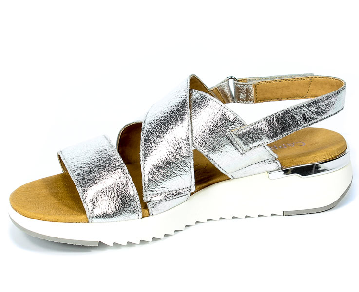 Sandały Caprice 9-28702-26  920 Silver Metal