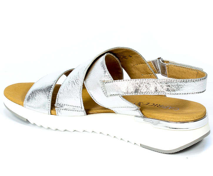 Sandały Caprice 9-28702-26  920 Silver Metal