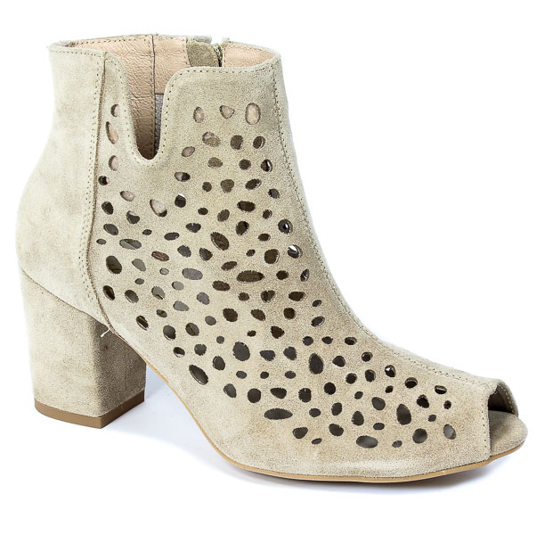 Botki Exquisite 1184 Beż Welur