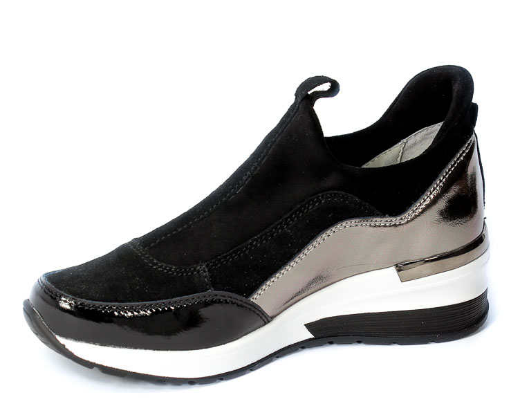 Sneakersy Vinceza 21-7780 BK Czarny-Pewter