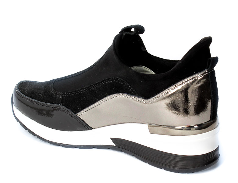 Sneakersy Vinceza 21-7780 BK Czarny-Pewter