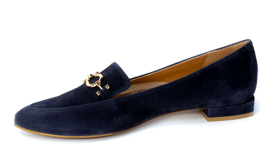 Mokasyny Bravo Moda 1949 Blue zamsz