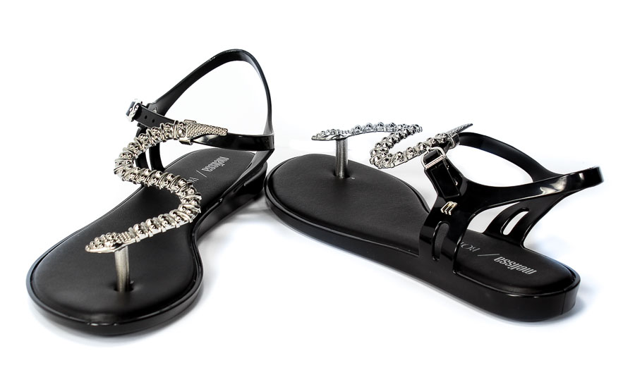 Sandały Melissa 33283-50545 Black- Silver
