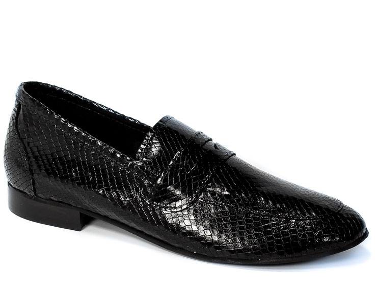 Półbuty Nessi 21703 Czarny BS