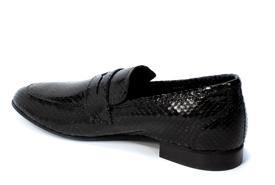 Półbuty Nessi 21703 Czarny BS