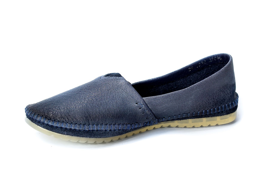 Baleriny Maciejka 01930-17 00-0 Granat Jeans