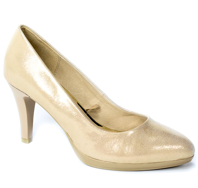 Czółenka Caprice 9-22414-26 964 LT.Gold Suede