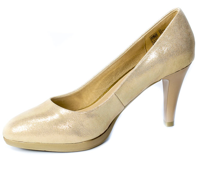 Czółenka Caprice 9-22414-26 964 LT.Gold Suede
