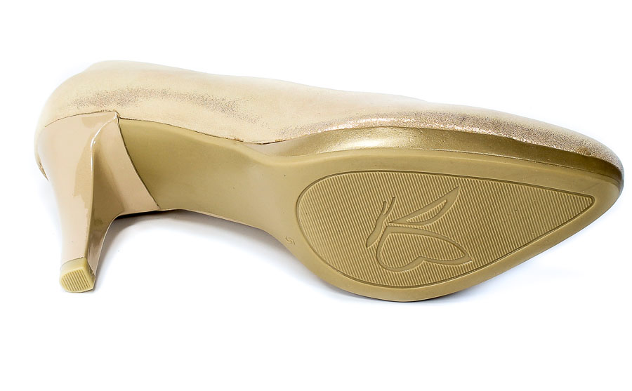 Czółenka Caprice 9-22414-26 964 LT.Gold Suede
