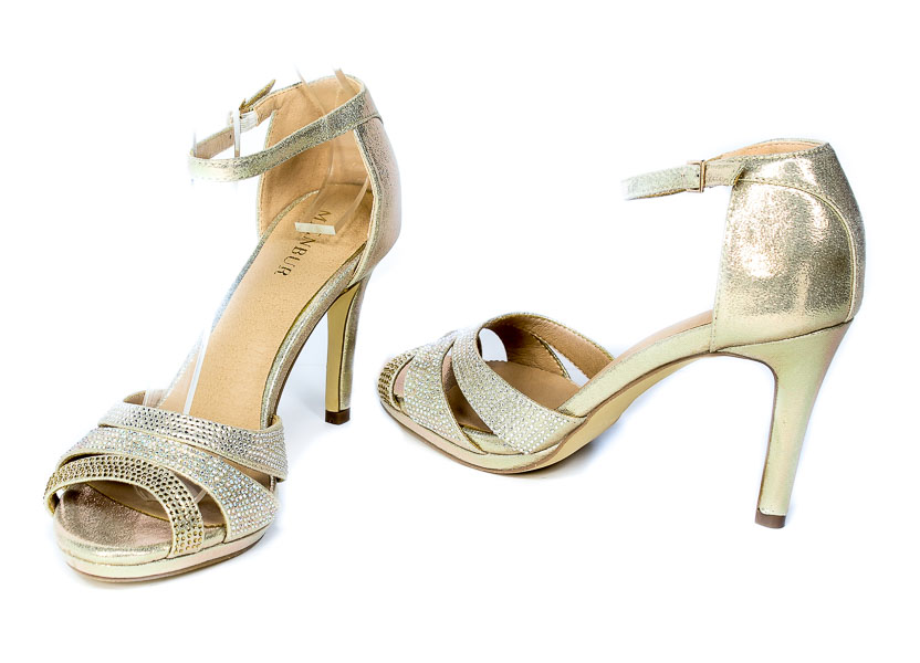 Sandały Menbur 21221-00 Oro Gold