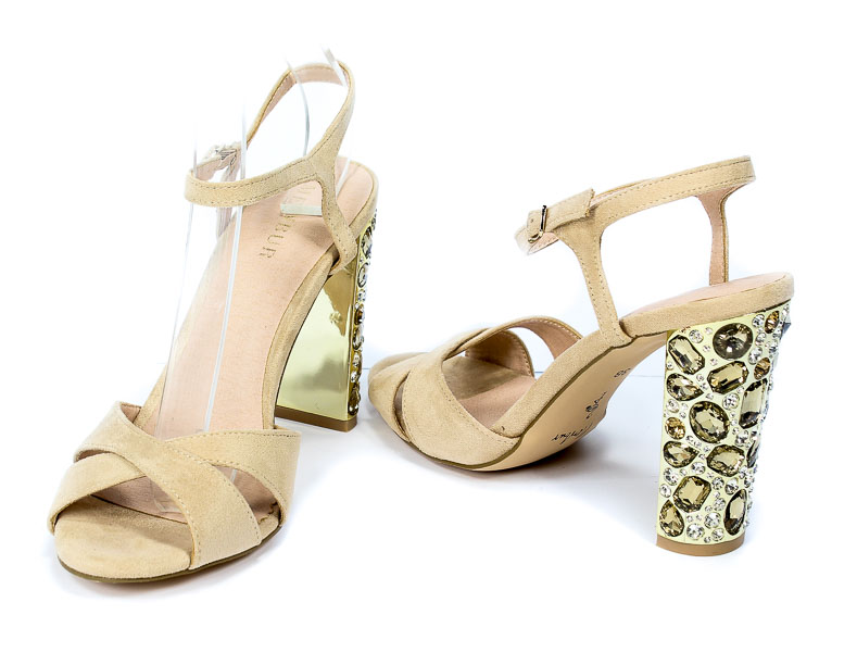 Sandały Menbur 21849 0044 Beige