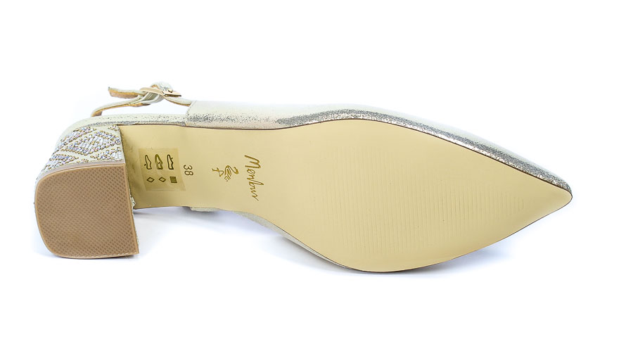 Czółenka Menbur 22219-000 Oro Gold
