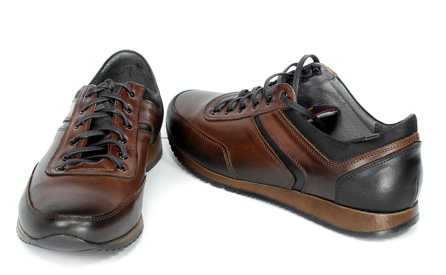 Półbuty Nikopol 1715 Brąz C-27 