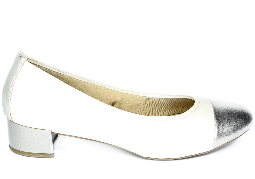 Czółenka Caprice 9-22300-26 491 Cream LT.Gold