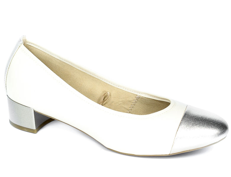 Czółenka Caprice 9-22300-26 491 Cream LT.Gold