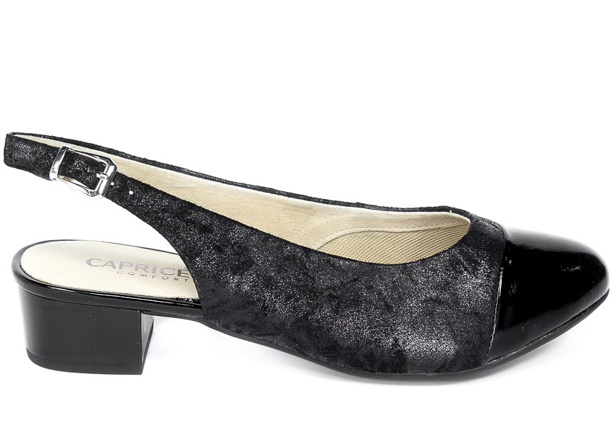 Czółenka Caprice 9-29500-26 037 Black.Shin Com