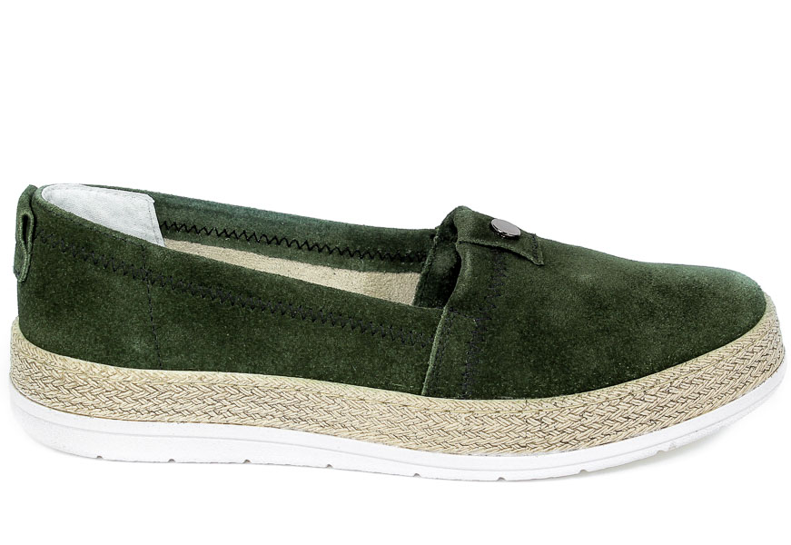 Espadryle Pollonus 5-1178-008 Zielony G