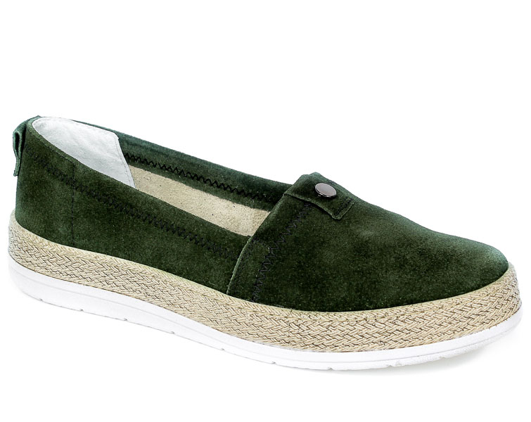 Espadryle Pollonus 5-1178-008 Zielony G