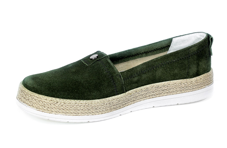 Espadryle Pollonus 5-1178-008 Zielony G