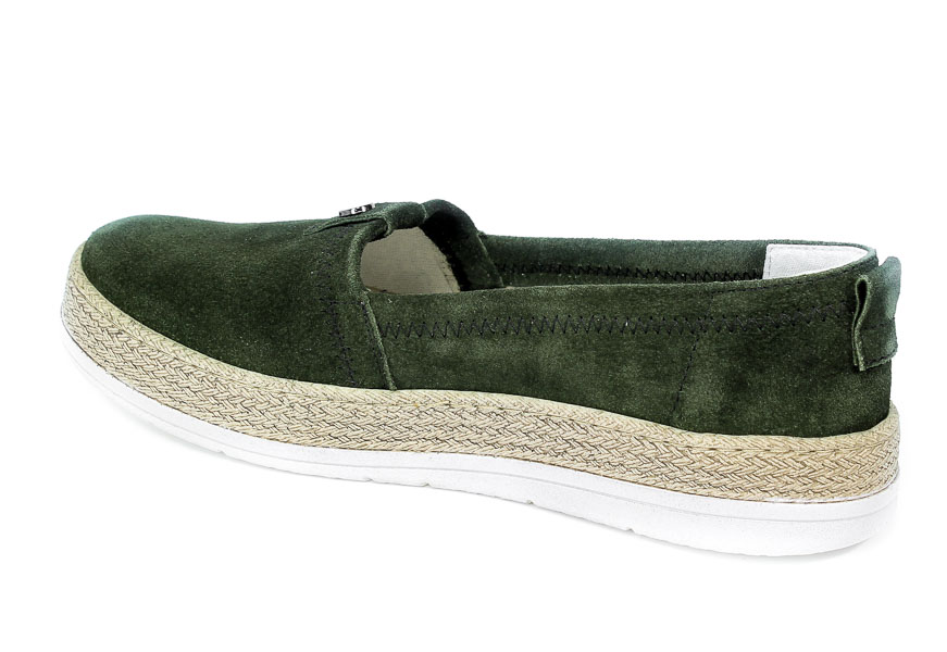 Espadryle Pollonus 5-1178-008 Zielony G