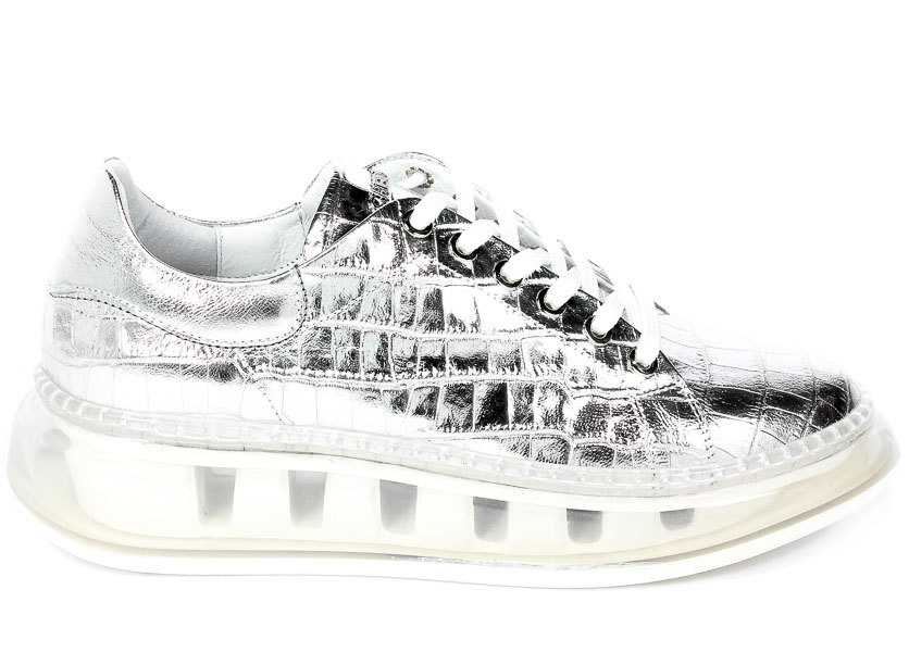 Sneakersy Chebello 2641-339-329 Srebrny