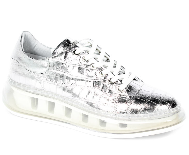 Sneakersy Chebello 2641-339-329 Srebrny