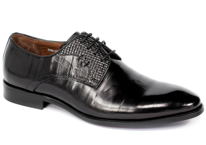 Półbuty Brooman John Doubare Y353-24-434 Black