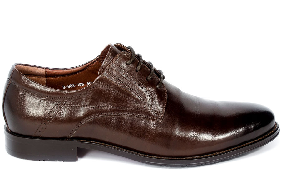 Półbuty Brooman B-802-189-Coffee