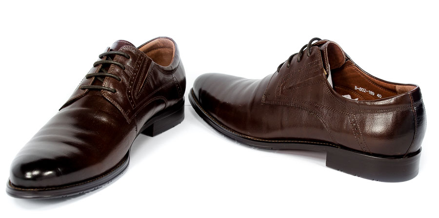 Półbuty Brooman B-802-189-Coffee